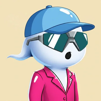 A VeSemen character in a hot pink blazer