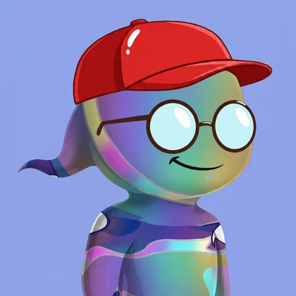 A VeSemen character with a holographic chrome body
